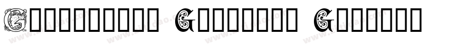 Ornamental Initials I字体转换